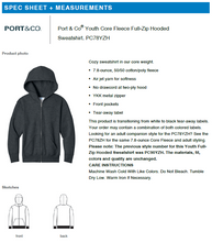 Load image into Gallery viewer, Youth Heavy Blend Zip Hood