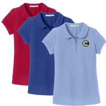 Load image into Gallery viewer, Girls Youth Polo