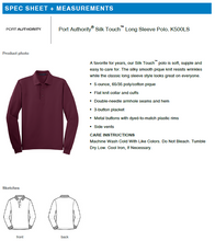 Load image into Gallery viewer, Adult Long-sleeve Cotton Polo
