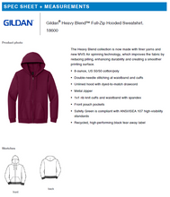 Load image into Gallery viewer, Adult Heavy Blend Zip Hood
