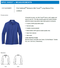 Load image into Gallery viewer, Women's Adult Long-sleeve Cotton Polo
