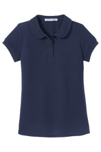 Load image into Gallery viewer, Girl's Youth Cotton Polo
